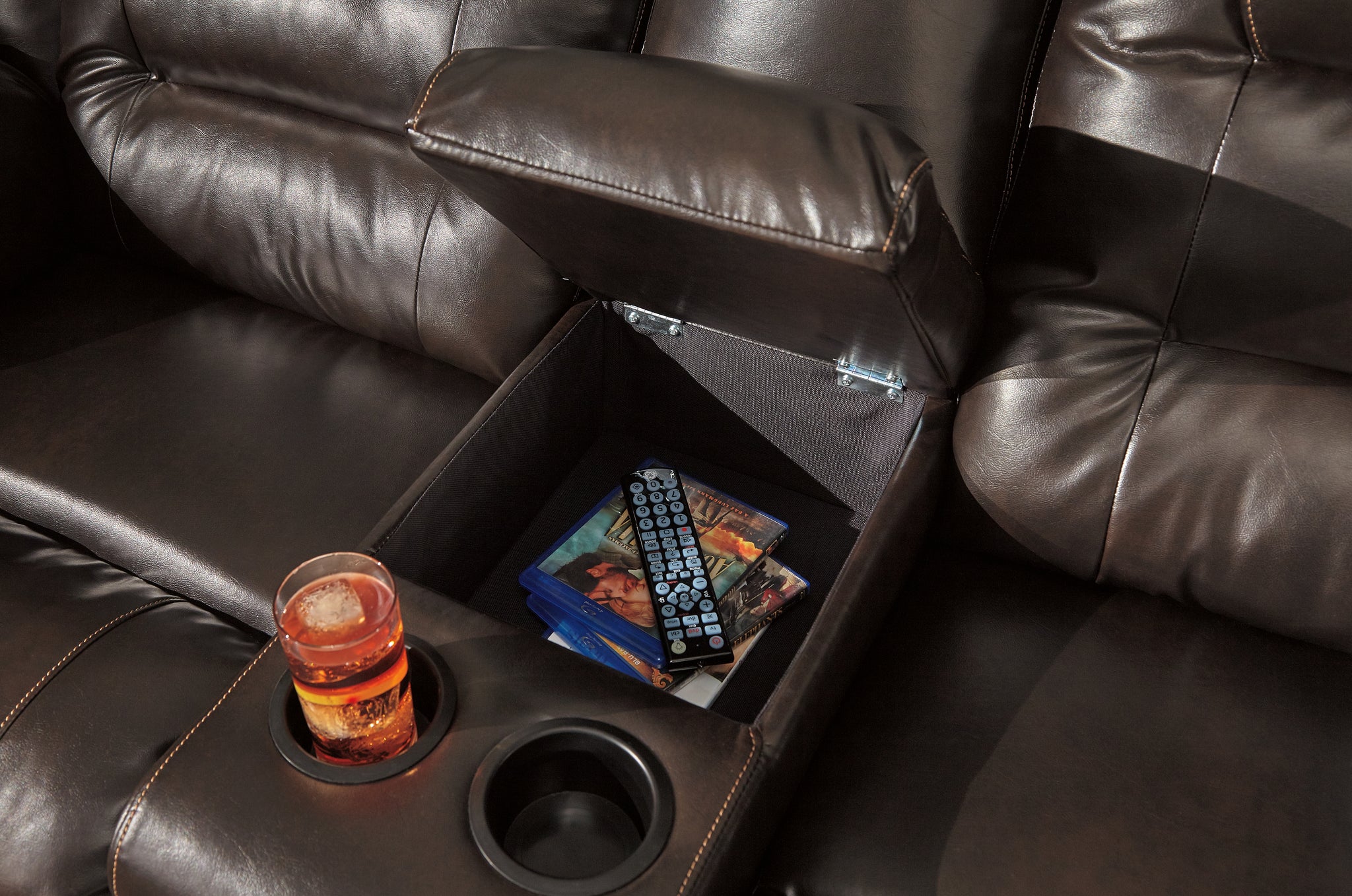 Vacherie Reclining Loveseat with Console