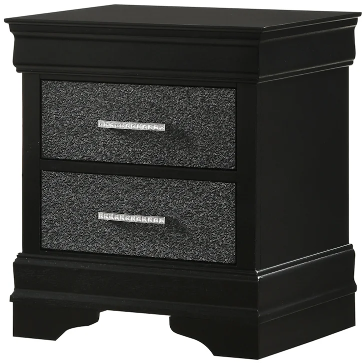 AMALIA Nightstand Black