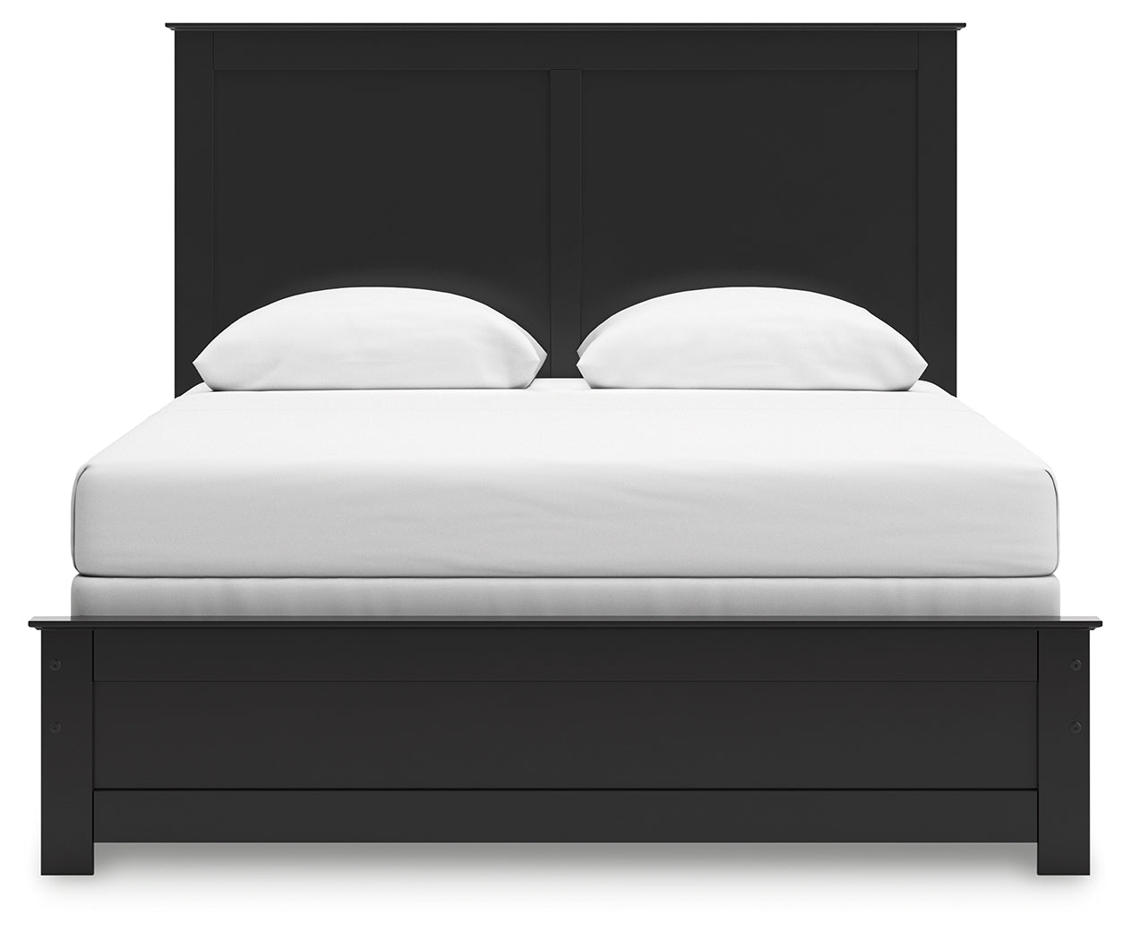 Maribel Queen Panel Bed with Dresser, Mirror and Nightstand