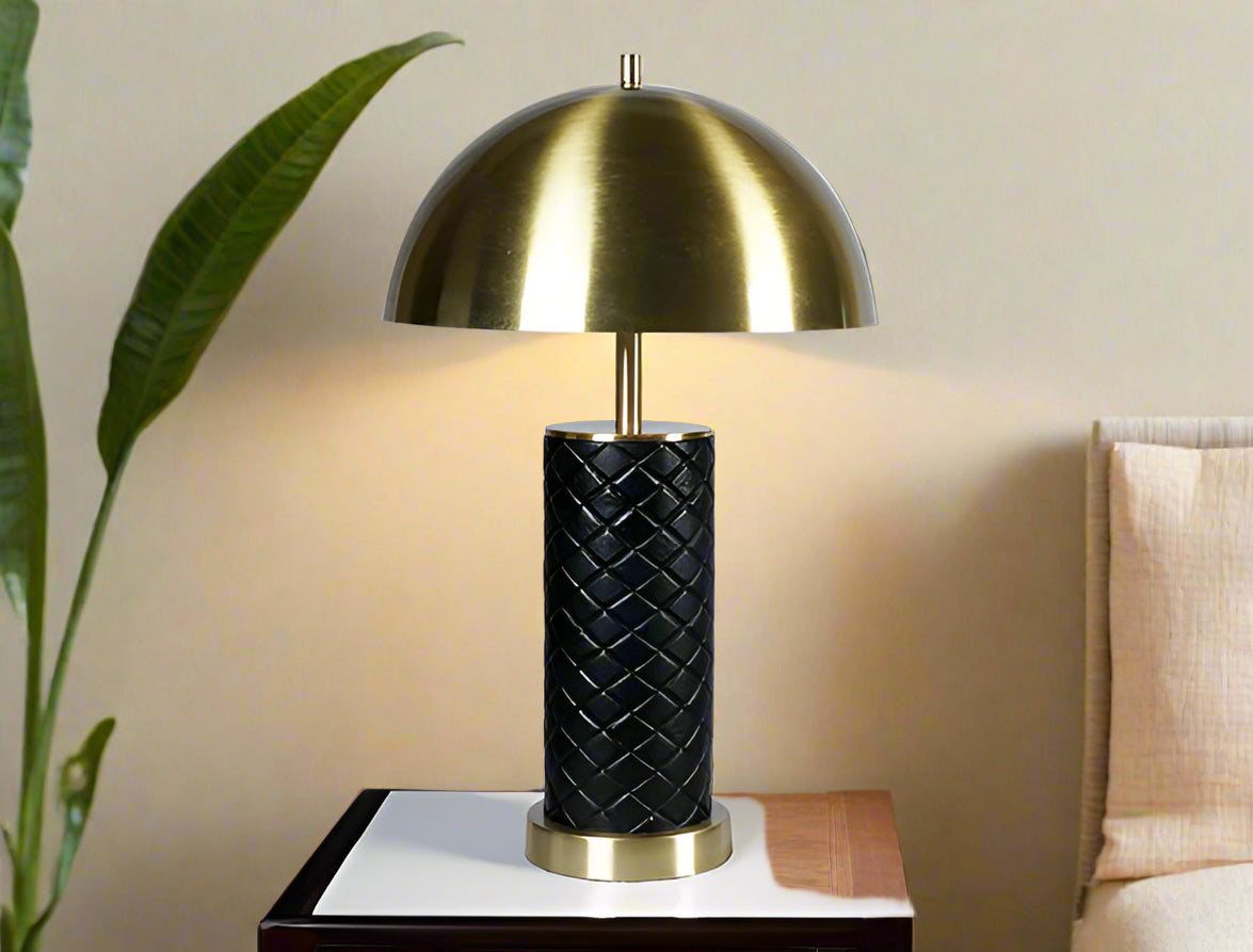 Brass Dome Table Lamp