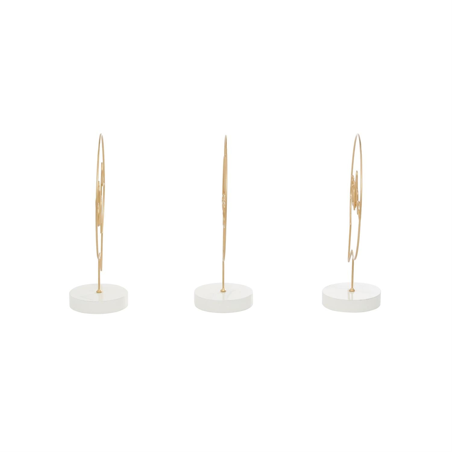 Bubble Design Wooden Hello Love Wish Sign Set of 3