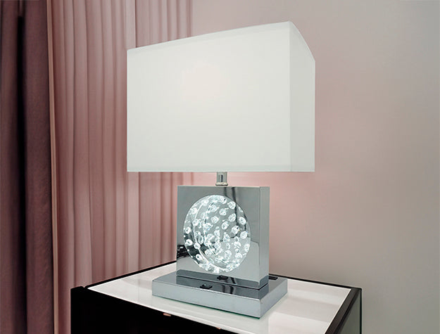 Chrome LED Table Lamp