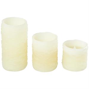 Flameless Candle with Remote Control, Set of 3