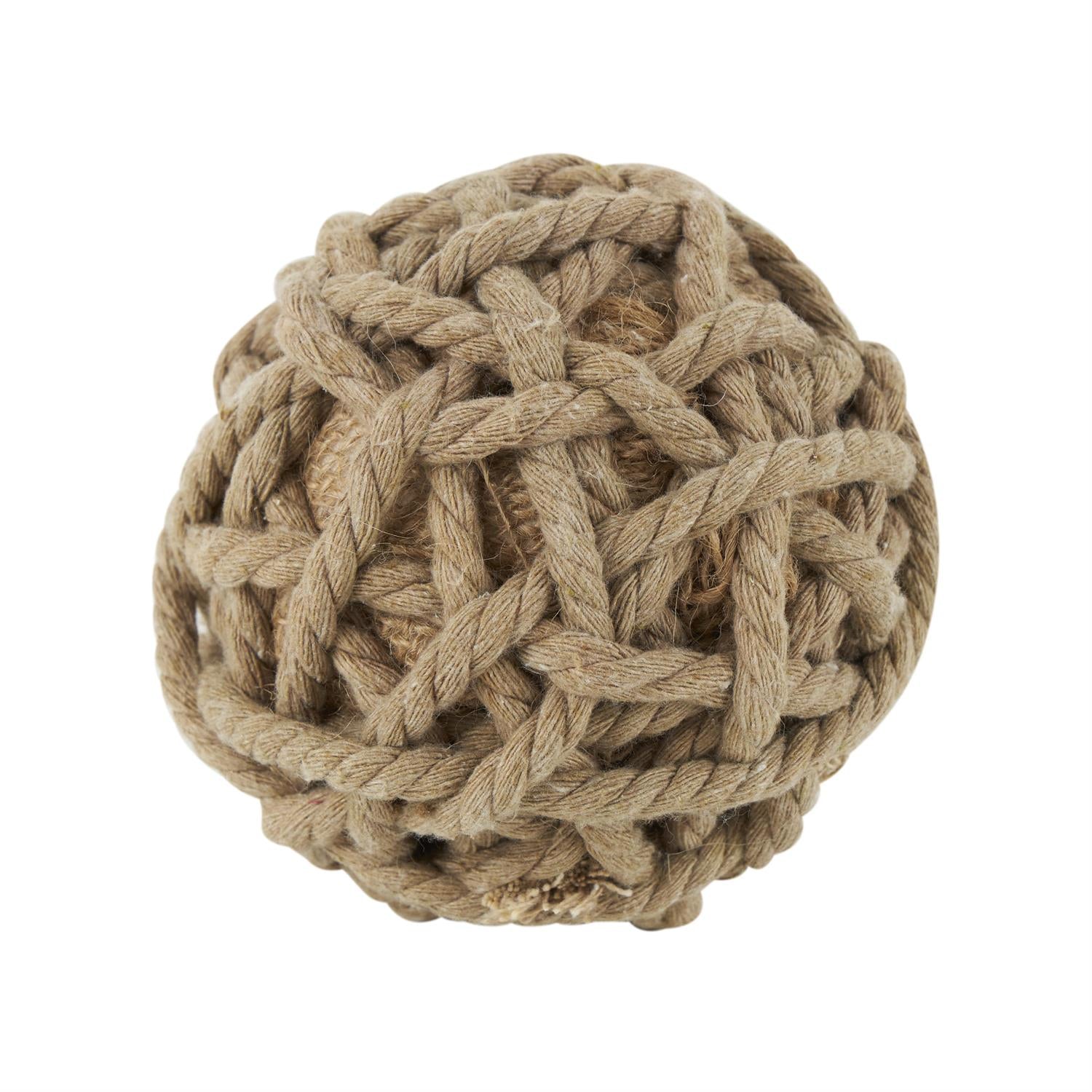 Jute Rope Handmade Decorative Orbs Set of 2