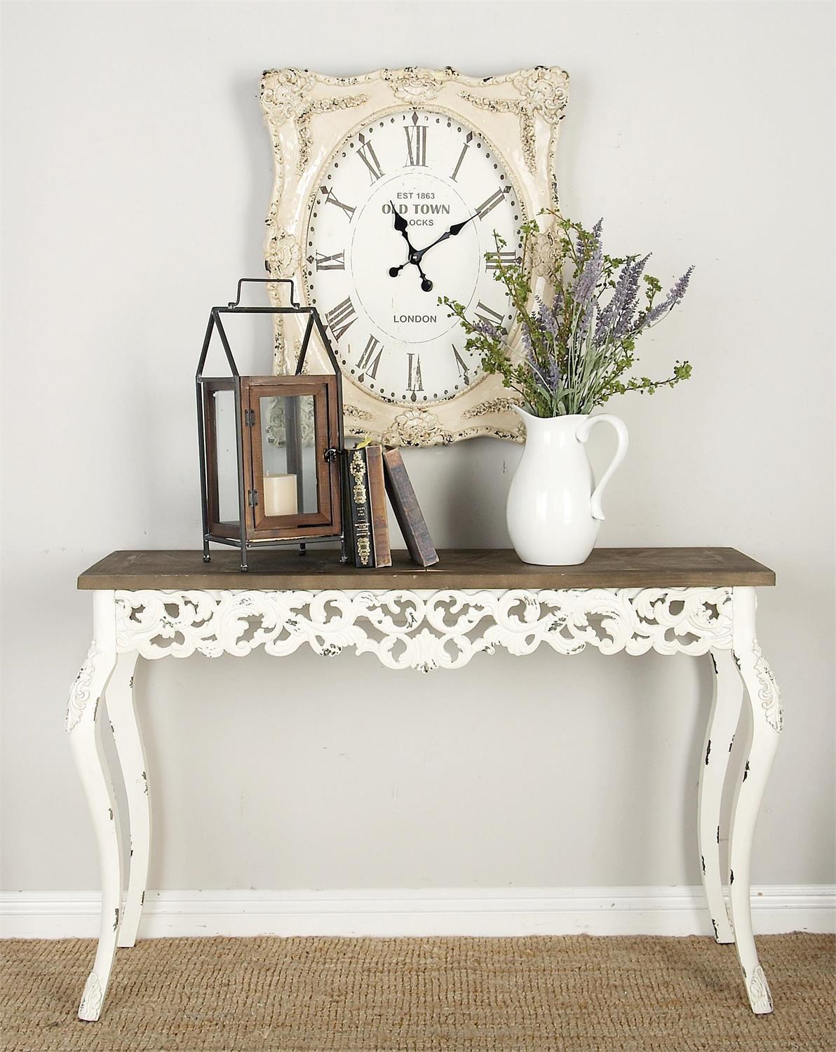Rustic Scroll Console