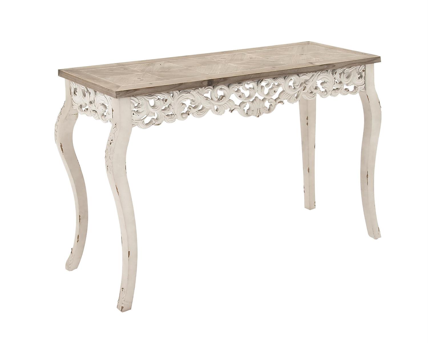 Rustic Scroll Console